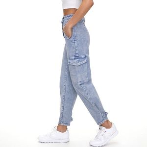 Aritzia Wilfred Modern Cargo in Denim